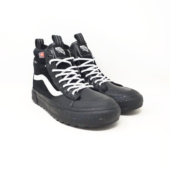 Vans Sk8-Hi MTE 2 Waterproof Hiking Boot Shoe Sneaker Womens 8 US Black Glitter - Picture 4 of 12